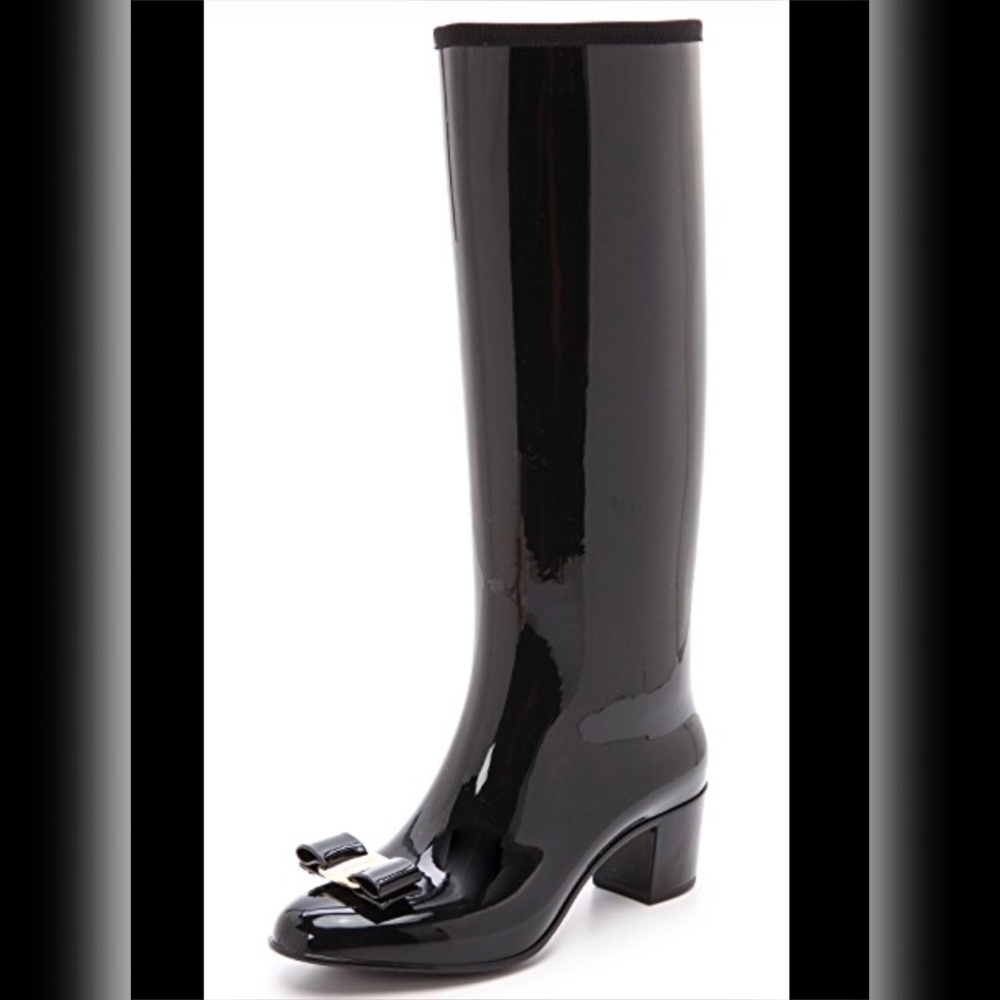 Auth. Ferragamo Rain Boots